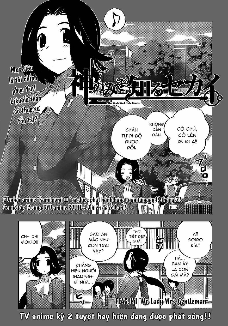 The World God Only Knows - Kami nomi zo Shiru Sekai Chapter 141 - Trang 2